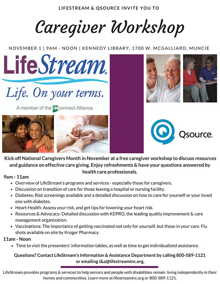 Supplied Flyer: Lifestream Workshop