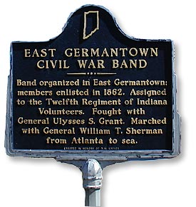 Historical Marker - East Germantown Civil War Band