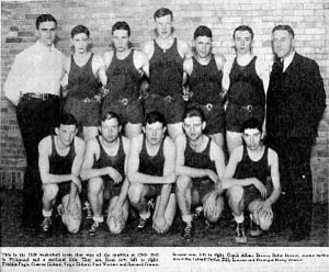 1936 Greens Fork Basketball Sectional Champs