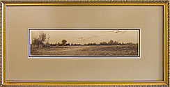 Landscape of Richmond, Indiana by J.E. Bundy