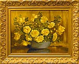 Yellow Roses by Edna Cathell