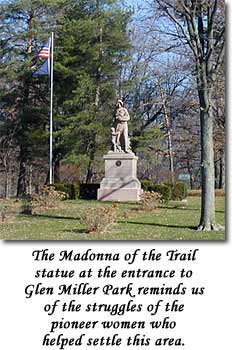 Madonna of the Trail Statue.