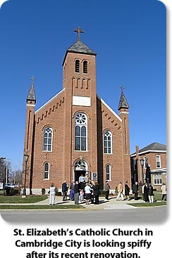 St. Elizabeth's Catholic Church in Cambridge City is looking spiffy after its recent renovation.