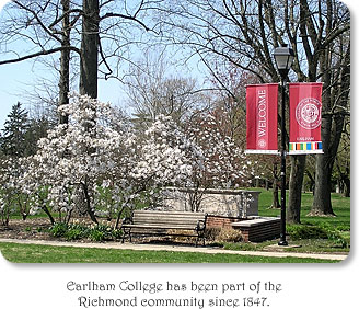 Earlham College has been part of the Richmond community since 1847.