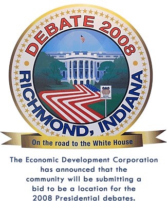 The Economic Development Corporation has announced that the community will be submitting a bid to be a location for the 2008 Presidential debates.