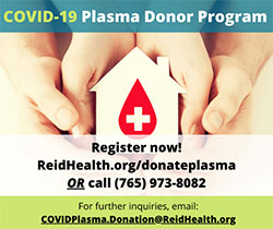 Supplied Image/Graphic: COVID-19 Plasma Donor Program