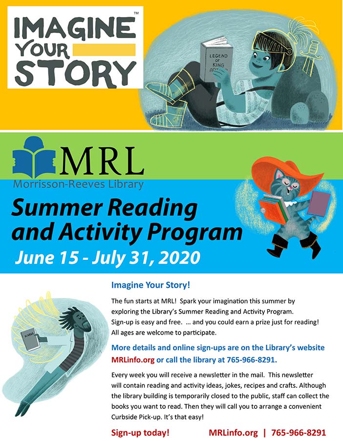 Supplied Flyer:  MRL Summer Reading Program