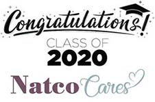 Graphic: Congratulations! Class of 2020 Natco Cares