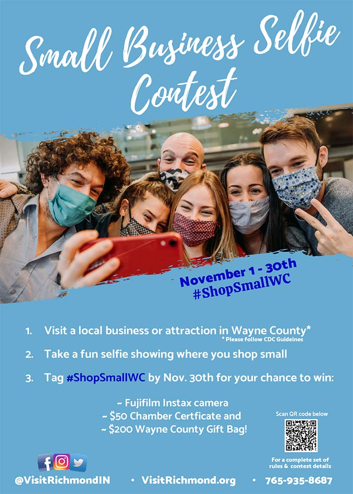 Supplied Flyer: 2020 Small Business Selfie Contest
