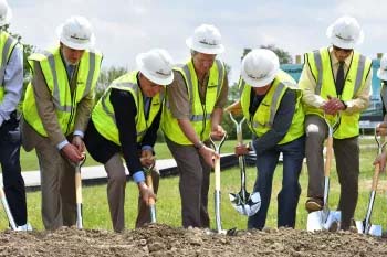 Supplied Photo:  Ground was broken Monday on what will become the Reid Health Primary & Specialty Care - Winchester facility on Symmes Center Drive.