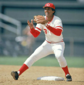 Supplied Photo:  Dave Concepcion during his playing days with the Cincinnati Reds