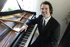 Peter Douglas, piano, class piano instructor and accompanist for the IU East Richmond Chorale