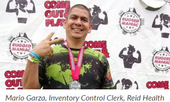 Supplied Photo: Mario Garza, Inventory Control Clerk, Reid Health