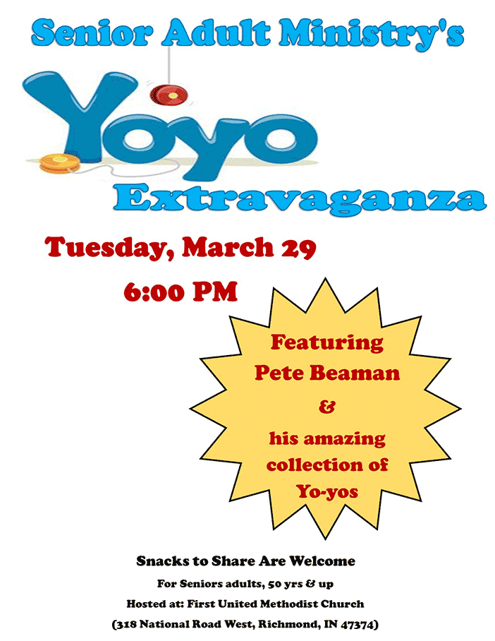 Supplied Flyer: Yo-yo Extravaganza