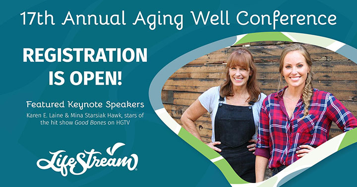 Supplied Graphic/Photo: Lifestream Aging Well Conference