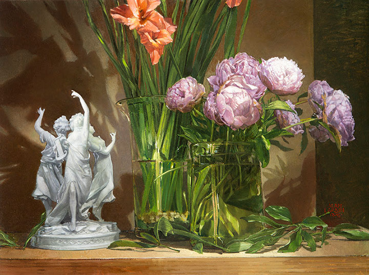 Supplied Image:  The Flower Arrangment, Oil on Canvas, 30" x 40"