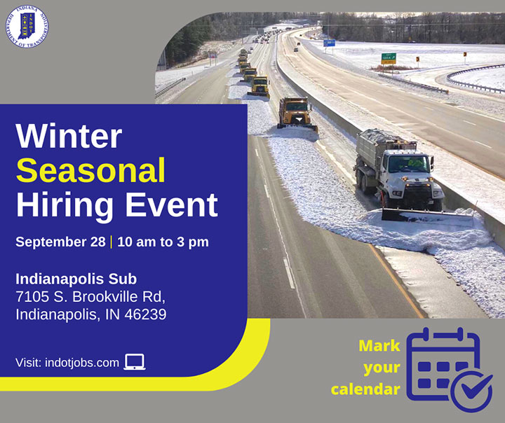 Supplied Graphic: INDOT Hiring Event