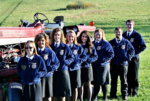 2011-2012 Hagerstown FFA Officers