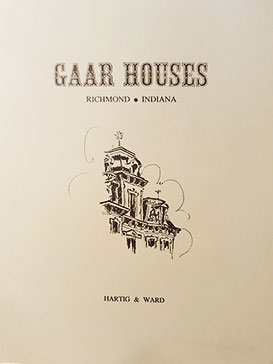 Supplied Book Cover: Gaar Houses by Hardig and Ward