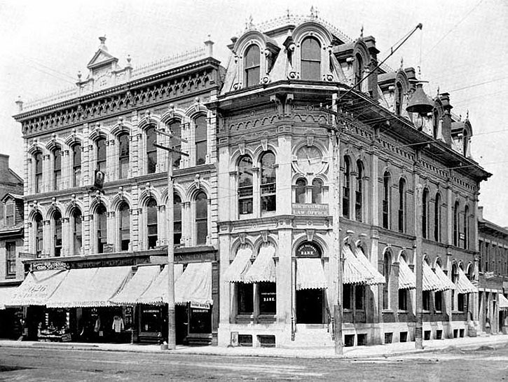 Photo First National Bank, circa 1873