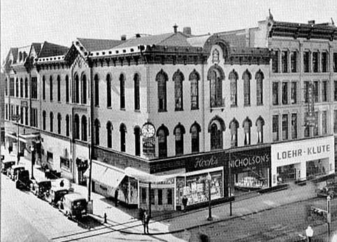Photo: Odd Fellows, I.O.O.F. Building at 735 East Main Street, Richmond, Indiana