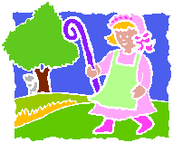 Graphic: Girl with Staff