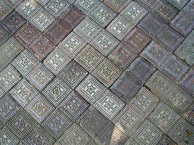 Star Bricks - manufactured by the Thistlewaite Brick Yard, Richmond, Indiana.