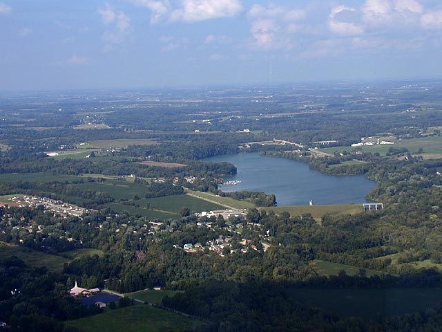 Photo: Aerial view of Middlefork Reservoir