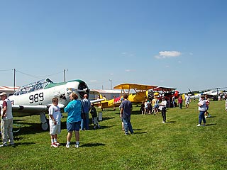 Old plane display.