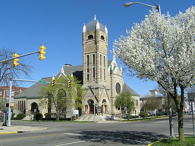 Exterior View of the First Presbyterian Church