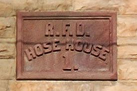 Detail: R.F.D. Hose House 1.