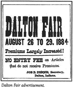 Dalton Fair Advertisement